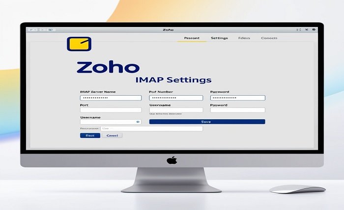 zoho imap settings